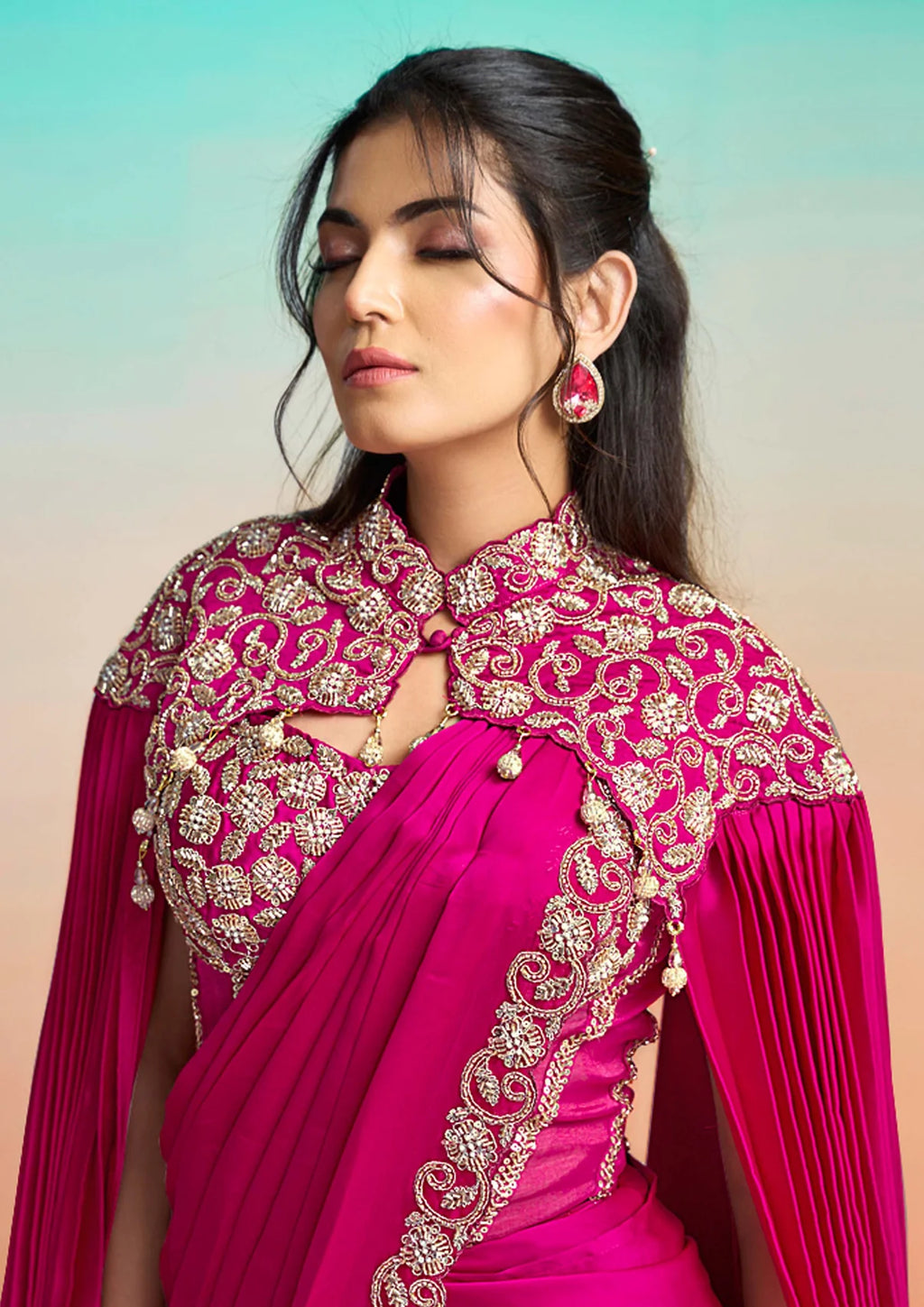 Parva - Designer Space Silk Saree