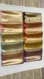Sapna - Regal Silver-Gold Pure Tissue Brocade saree