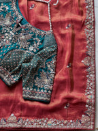 Najma - Tissue Silk Cocktail Saree