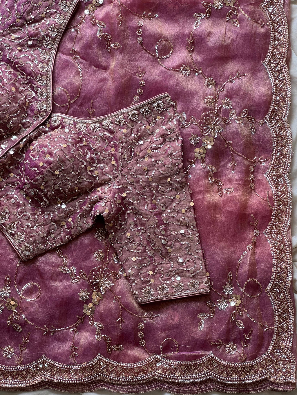 Lush - Tissue Designer Saree