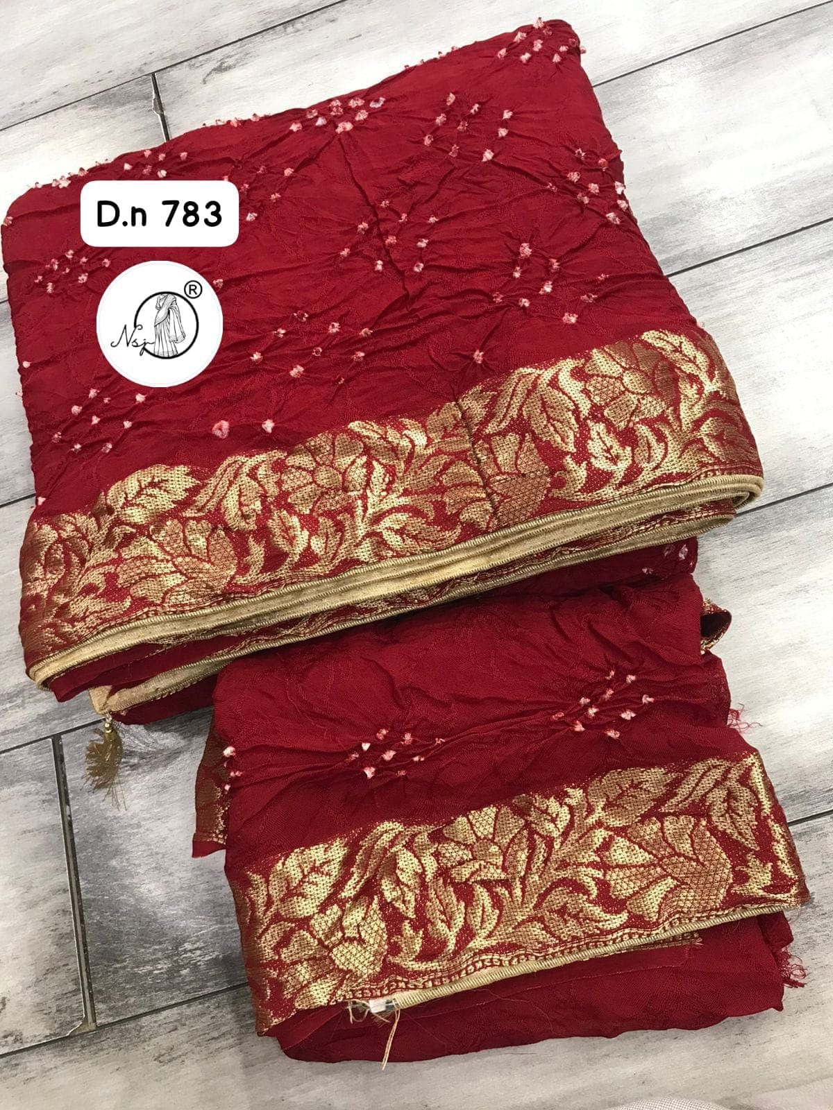 Noor - Bandej Pure Georgette Saree