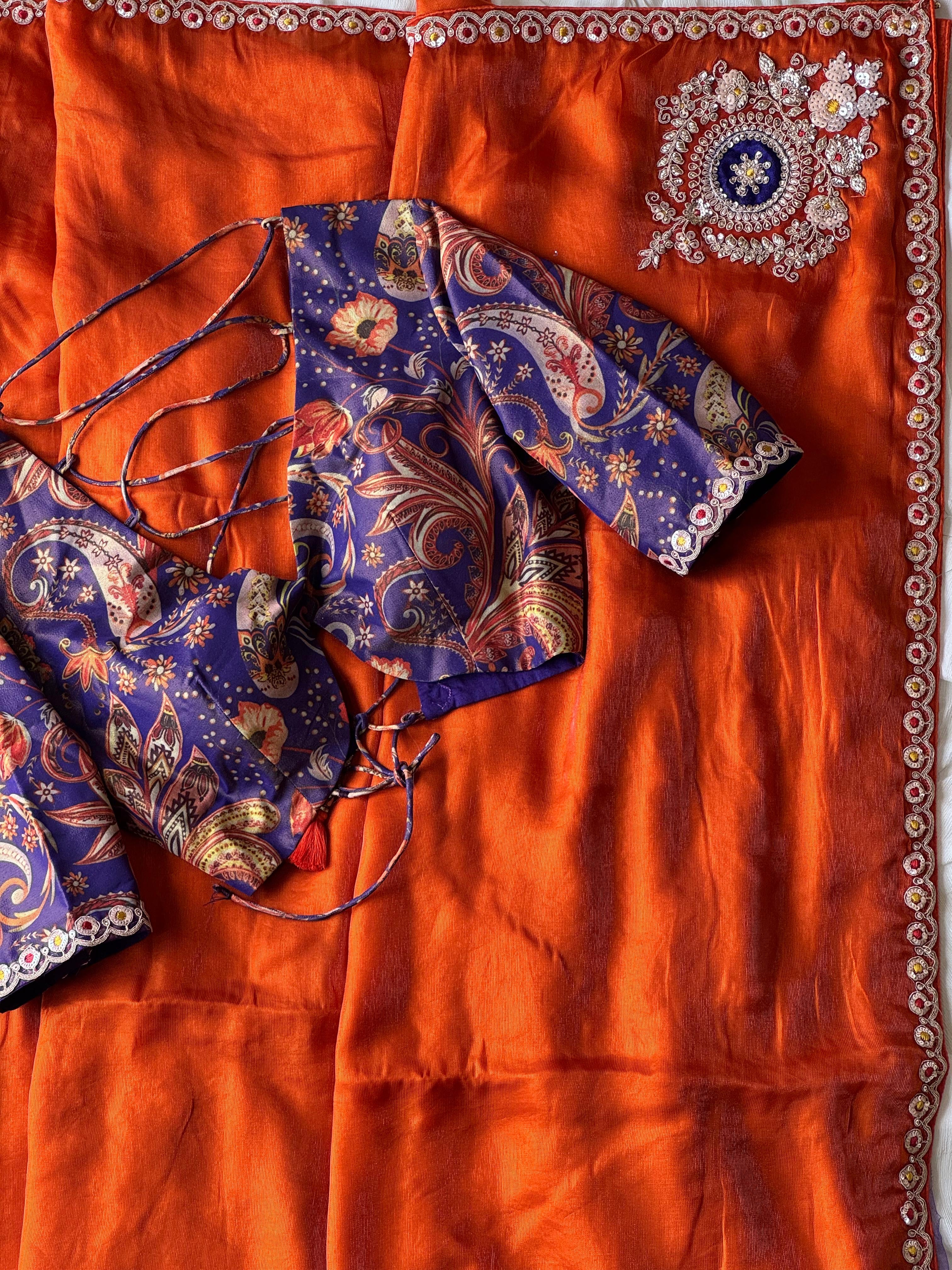 Salini - Designer Tabby Silk Saree