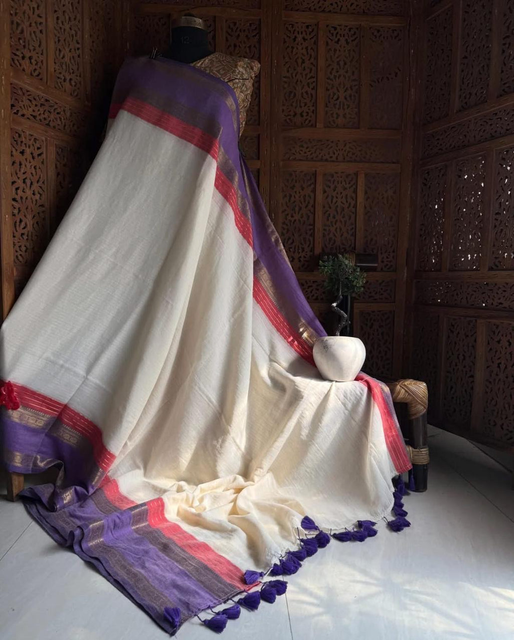 Shamili - 120 Mul Mul Cotton Saree