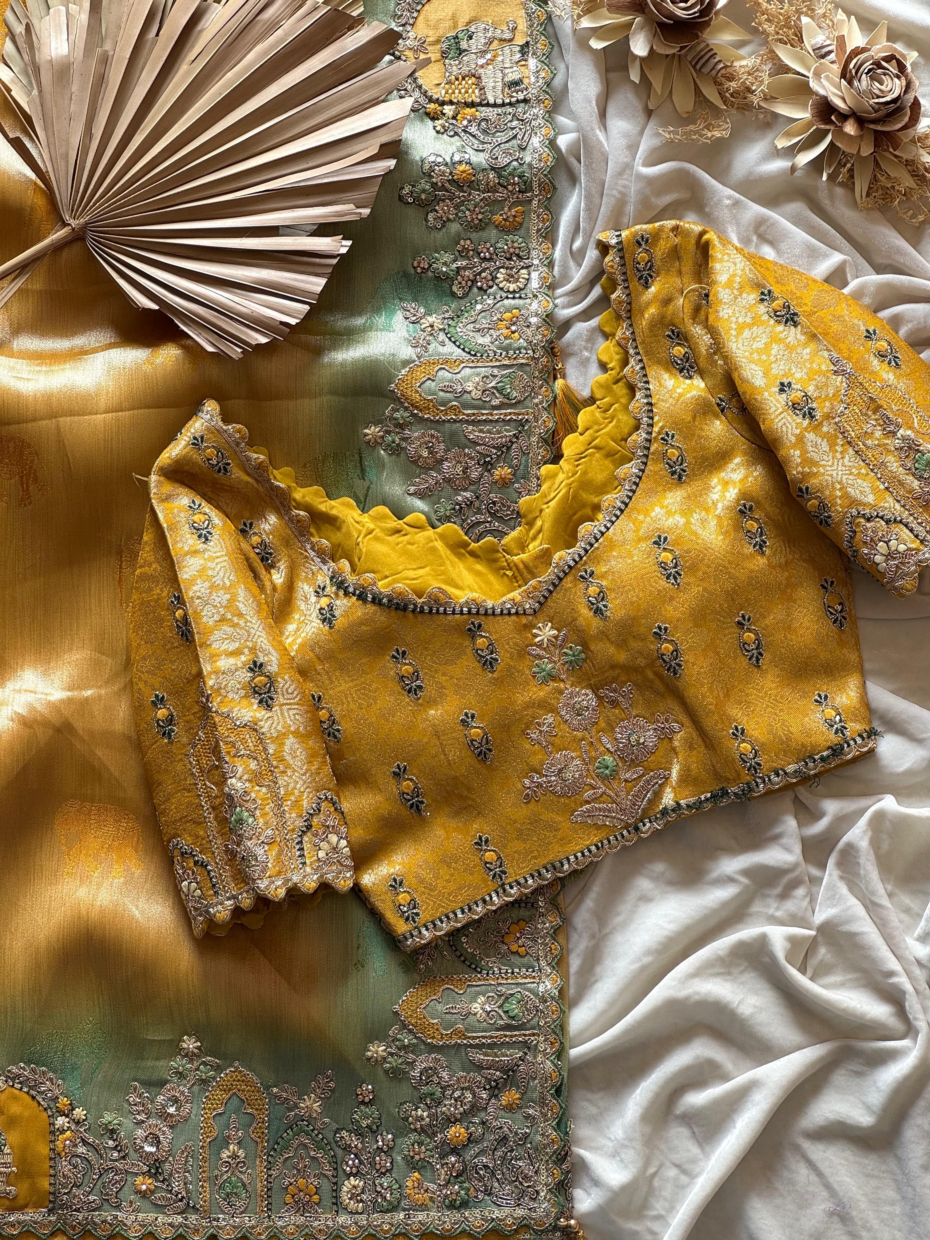 Jannat - Designer Handwork Saree