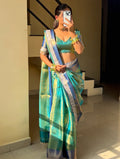 Reshmi - Banarasee Kanchi Tissue Silk Saree