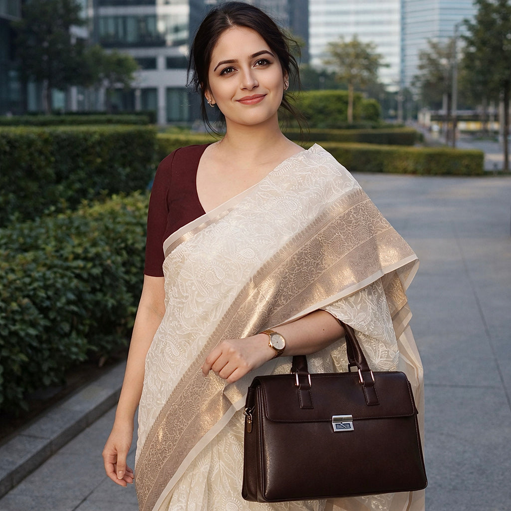 Kathak - Organza Silk Banarasi saree