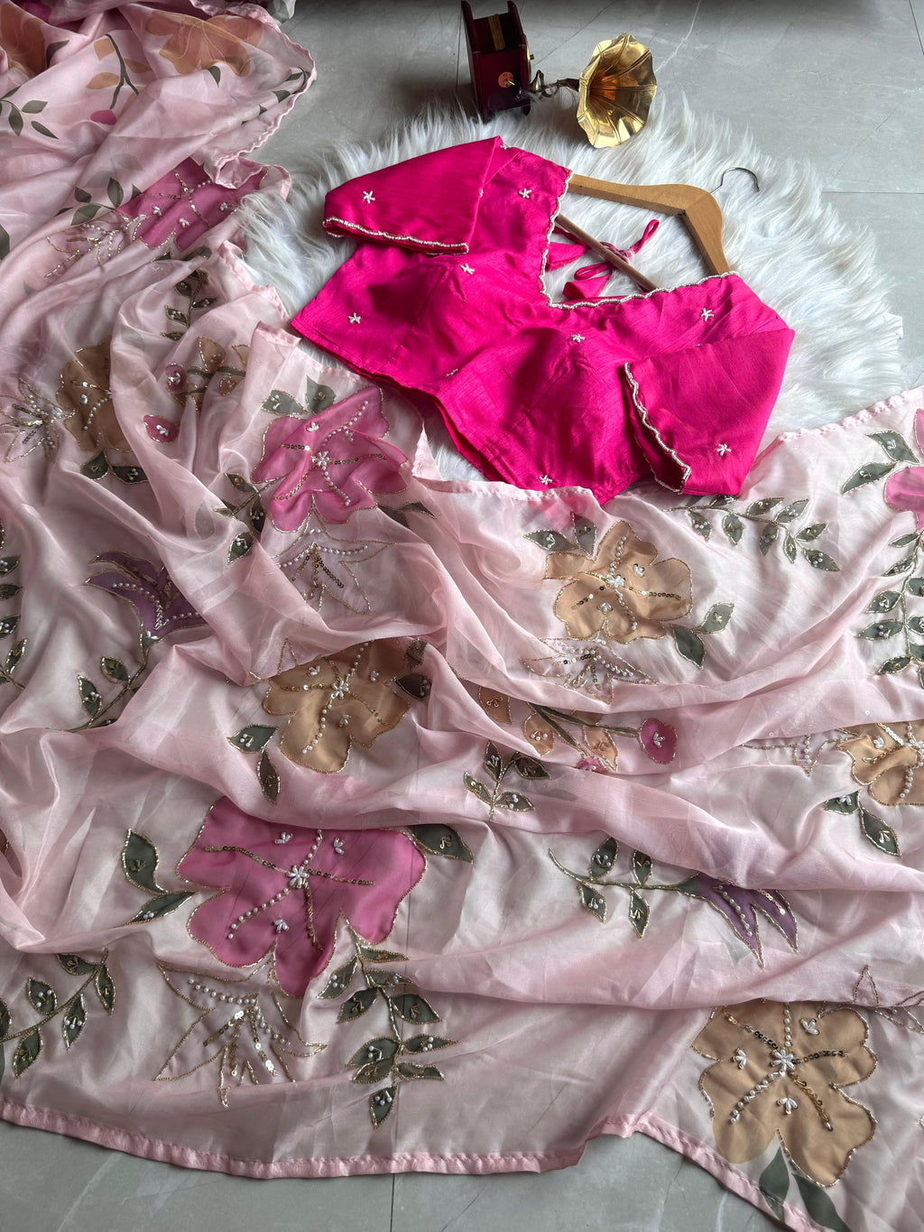 Rooh - Designer Floral Saree