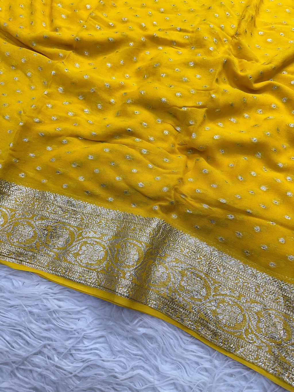 Zara - Viscose Georgette Saree