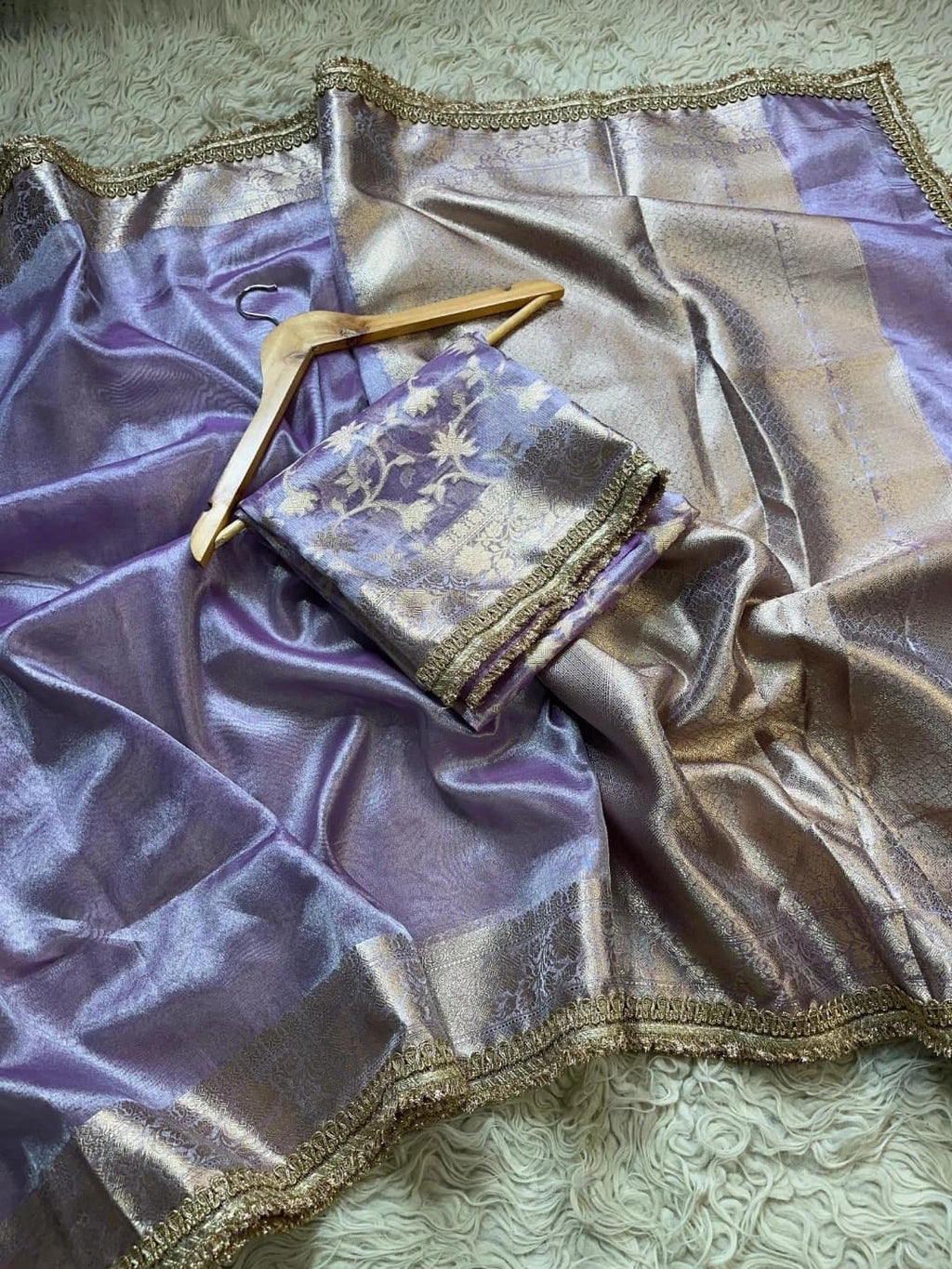 Nitya - Banarasee Glass Tissue Silk Saree