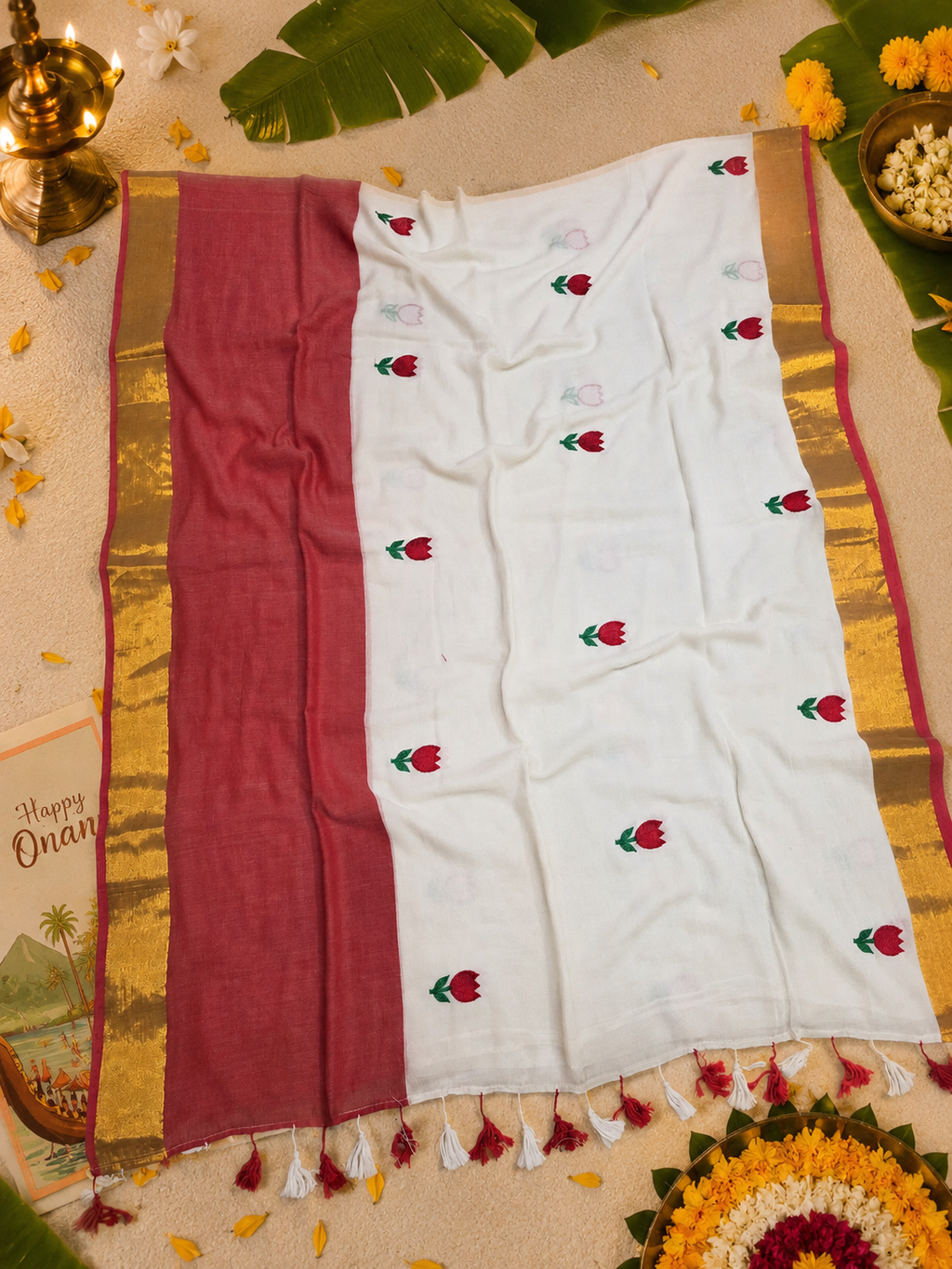 Aneeta - Mul mul Cotton Saree