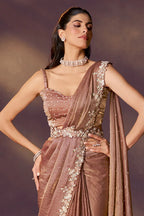 Shaya - Designer Satin Saree