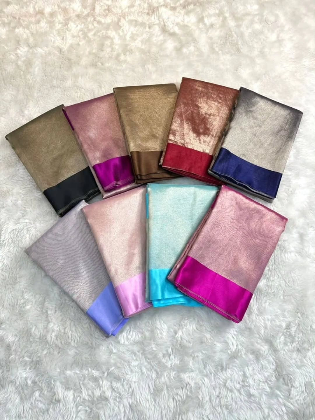 Gulabi - Glass Tissue Silk Saree