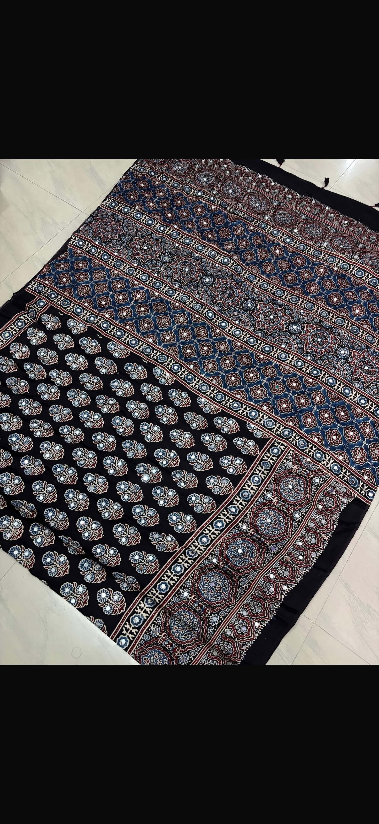 Neeti - Pure Modal Mirror Designer Saree