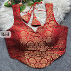 Dolly - Banarasi silk Padded Blouse