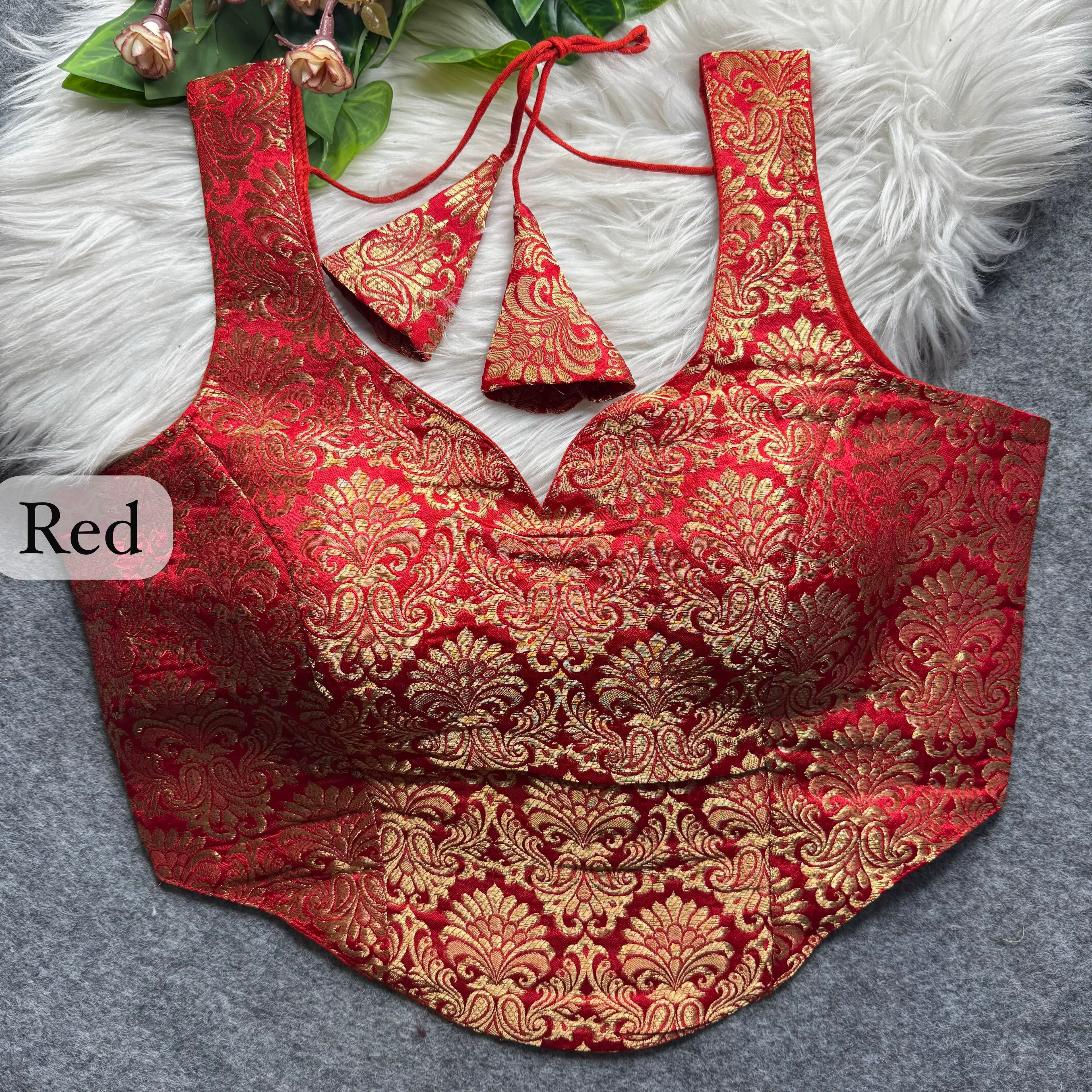 Dolly - Banarasi silk Padded Blouse