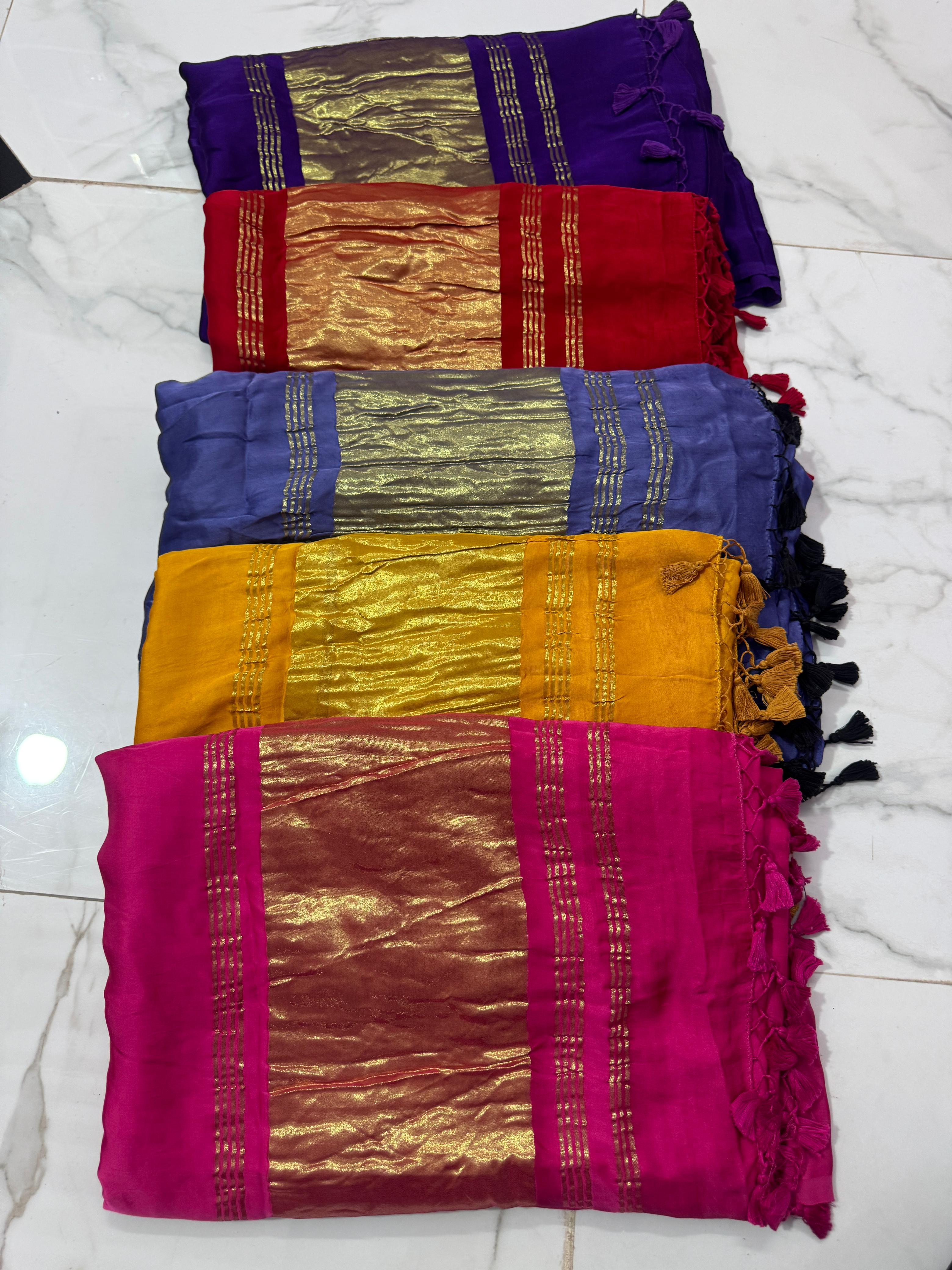 Tanvi - Pure Modal silk saree