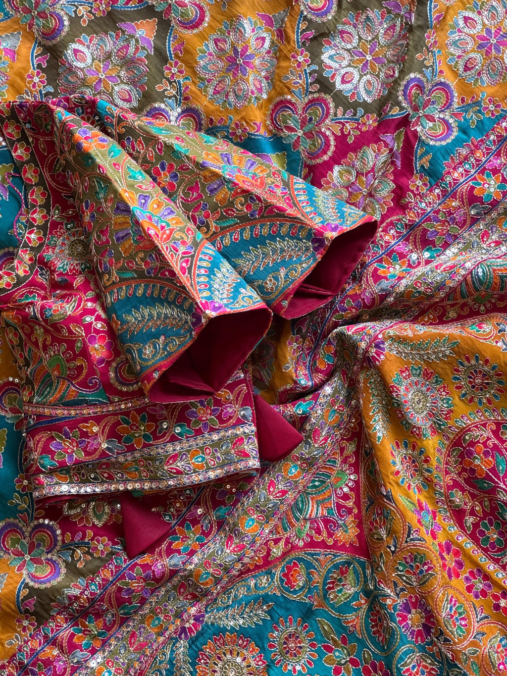 Sonakshi- Designer Tissue Crepe Saree