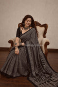 Kamini  - Pure Modal Ajrakh saree
