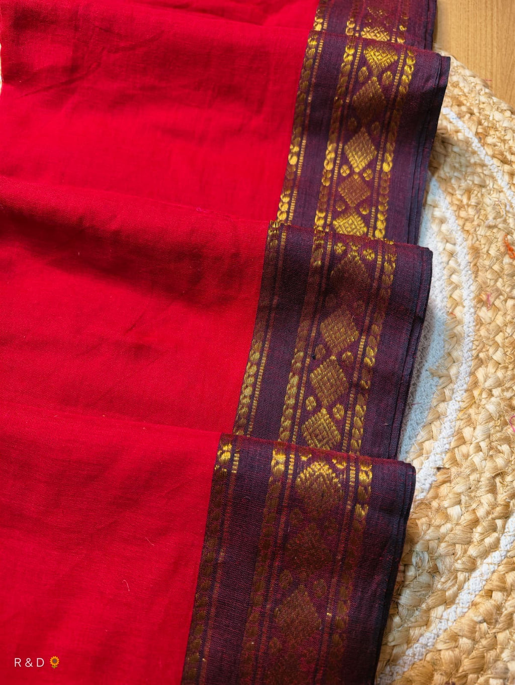 Kalini - 120 Mul Mul Handloom Cotton Saree