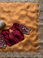 Aneeta - Designer Organza Tissue Saree