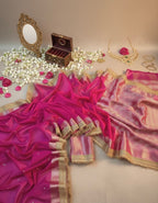 Henna - Banarasee Tissue Handwork Saree