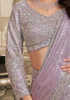 Lily-Luxury Heavy Handwork Ready-to-Wear Lehenga Saree