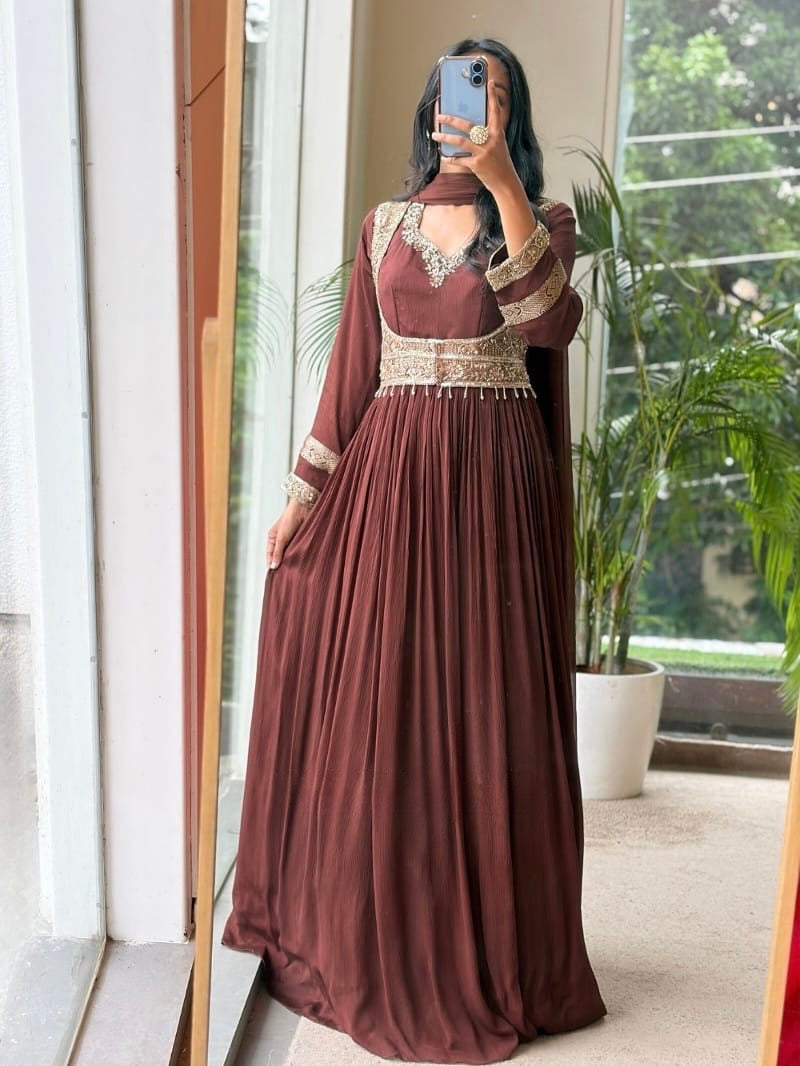 Laal - Flowy Designer wear