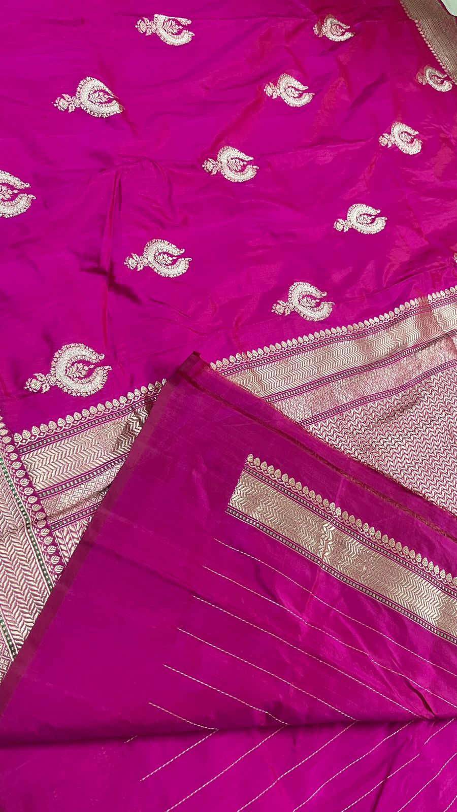 Ikatara - Banarasi Pure Katan Silk Meenakari Saree