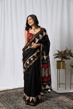 Rudra - Pure Maheshwari Silk Sarees