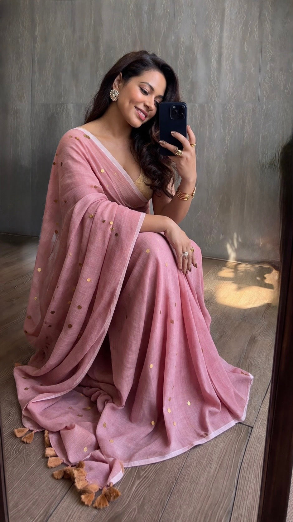 Sanvika - 120 Mul Mul Cotton Saree