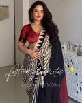 Khushi -Designer Pure Modal Ajrakh saree