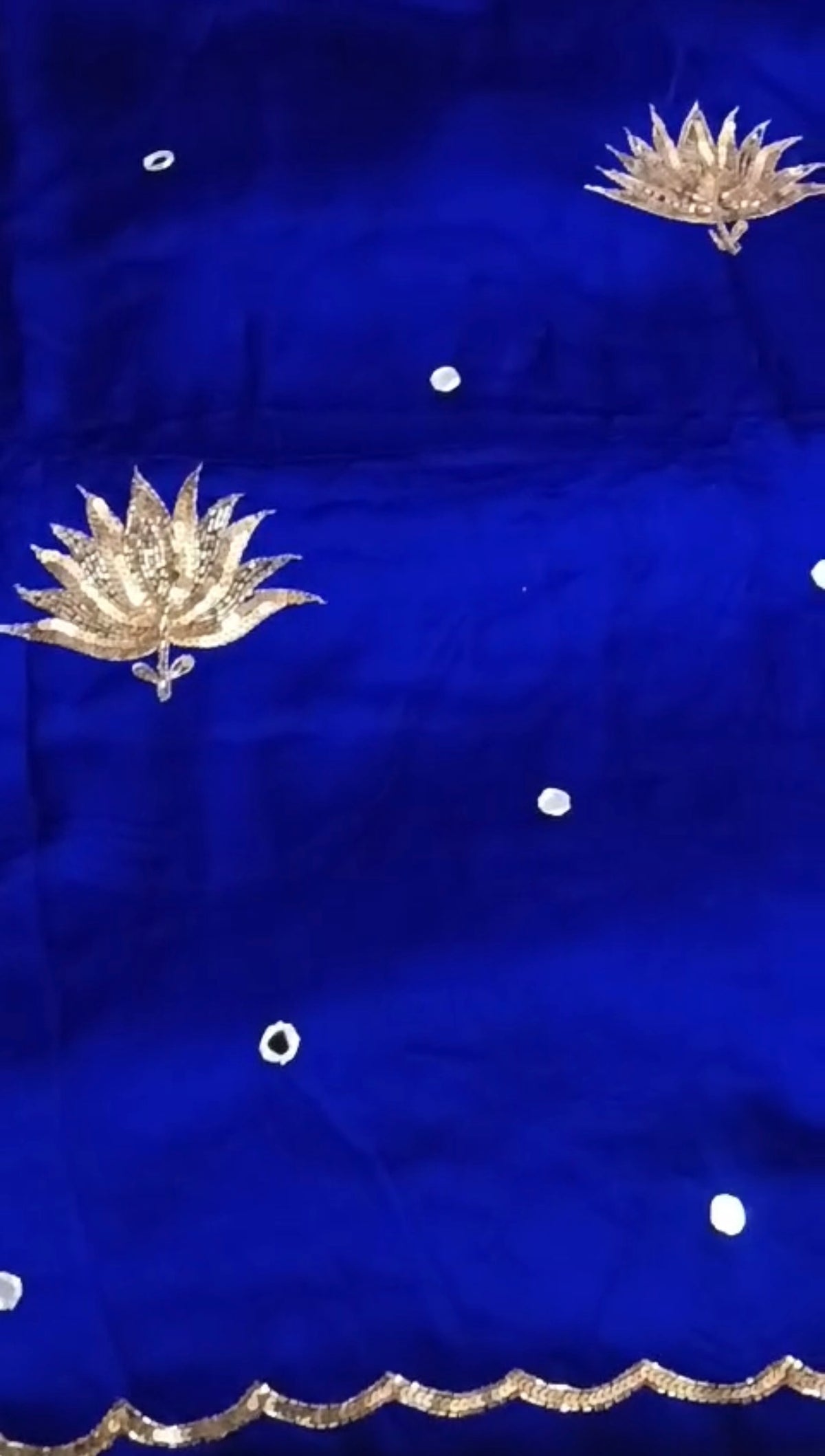 Zora | Handcrafted Ajrakh Couture Saree