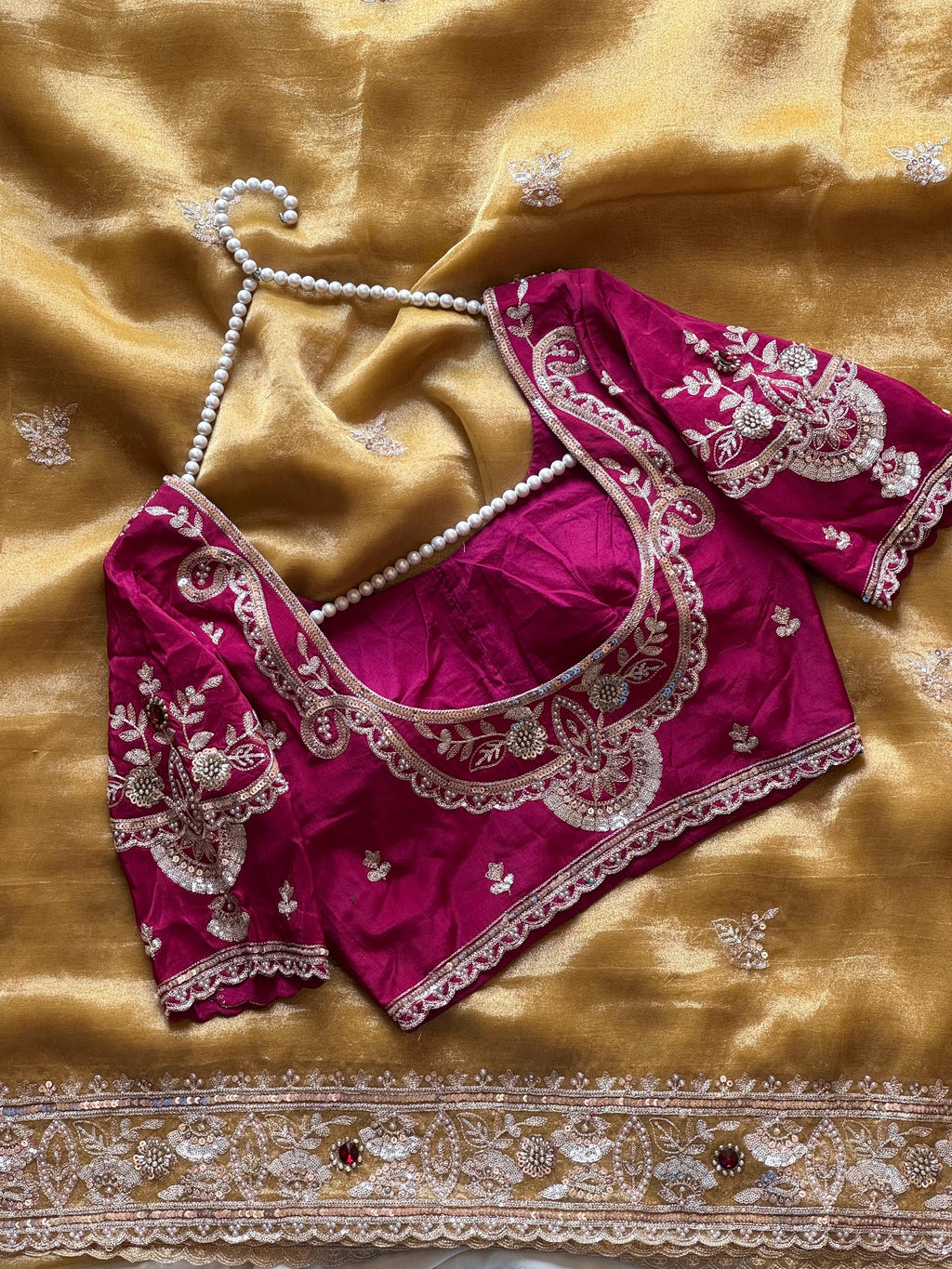 Shiny - Designer Handwork Saree