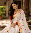 Saranya - 120 Mul Mul Handloom Cotton Saree