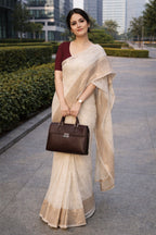 Kathak - Organza Silk Banarasi saree