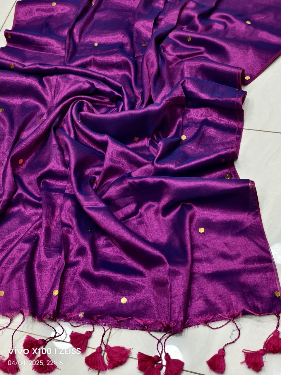 Tatvika - Handloom Tissue Silk Saree