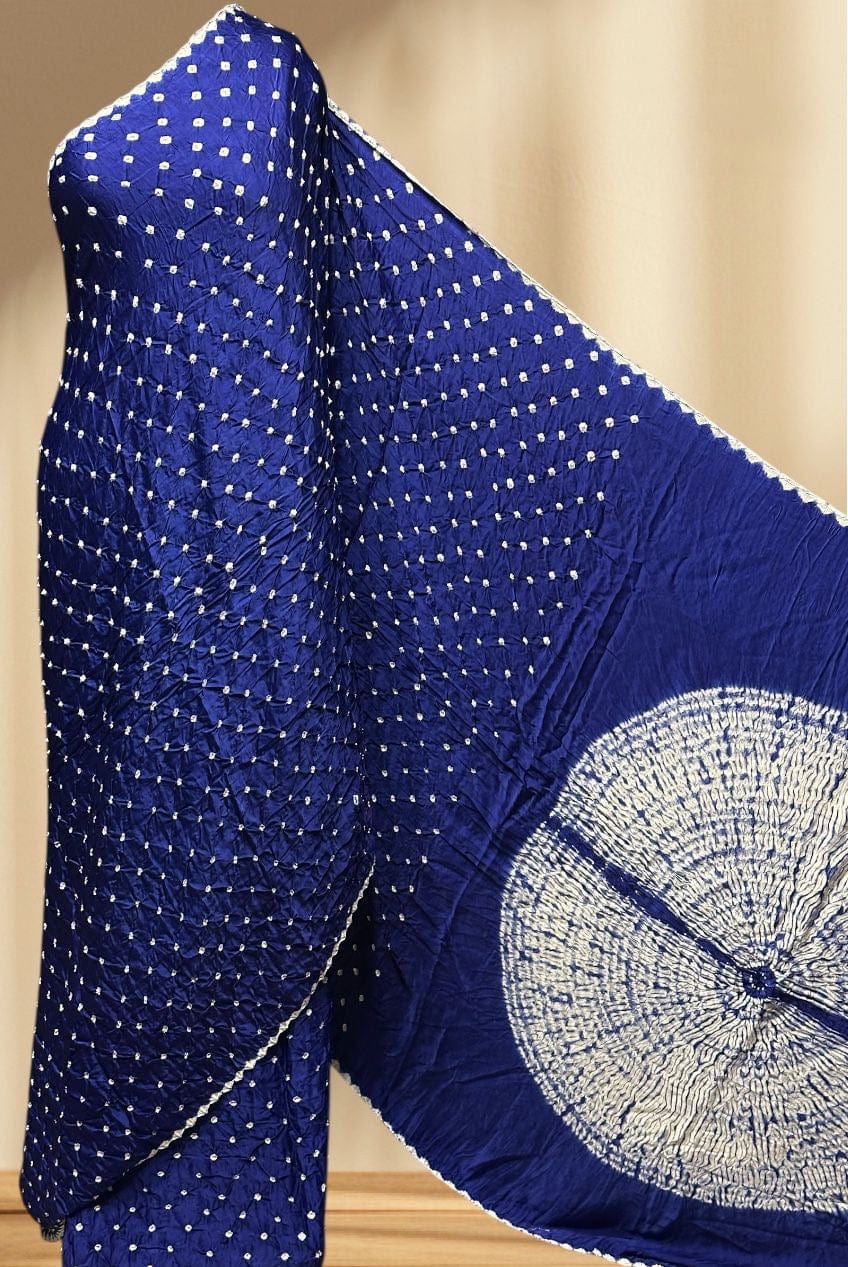 Neha - Pure Modal Silk Bandhej Saree