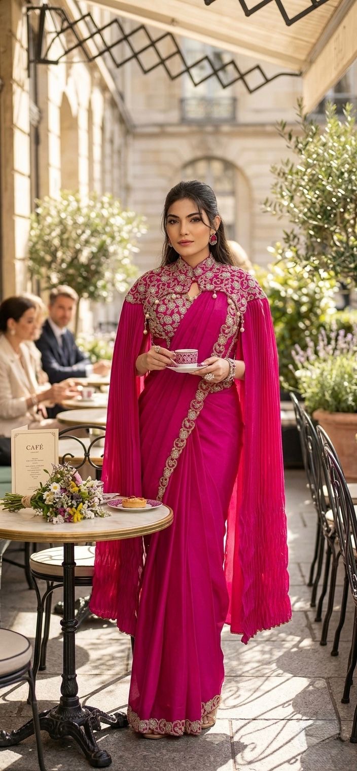 Parva - Designer Space Silk Saree