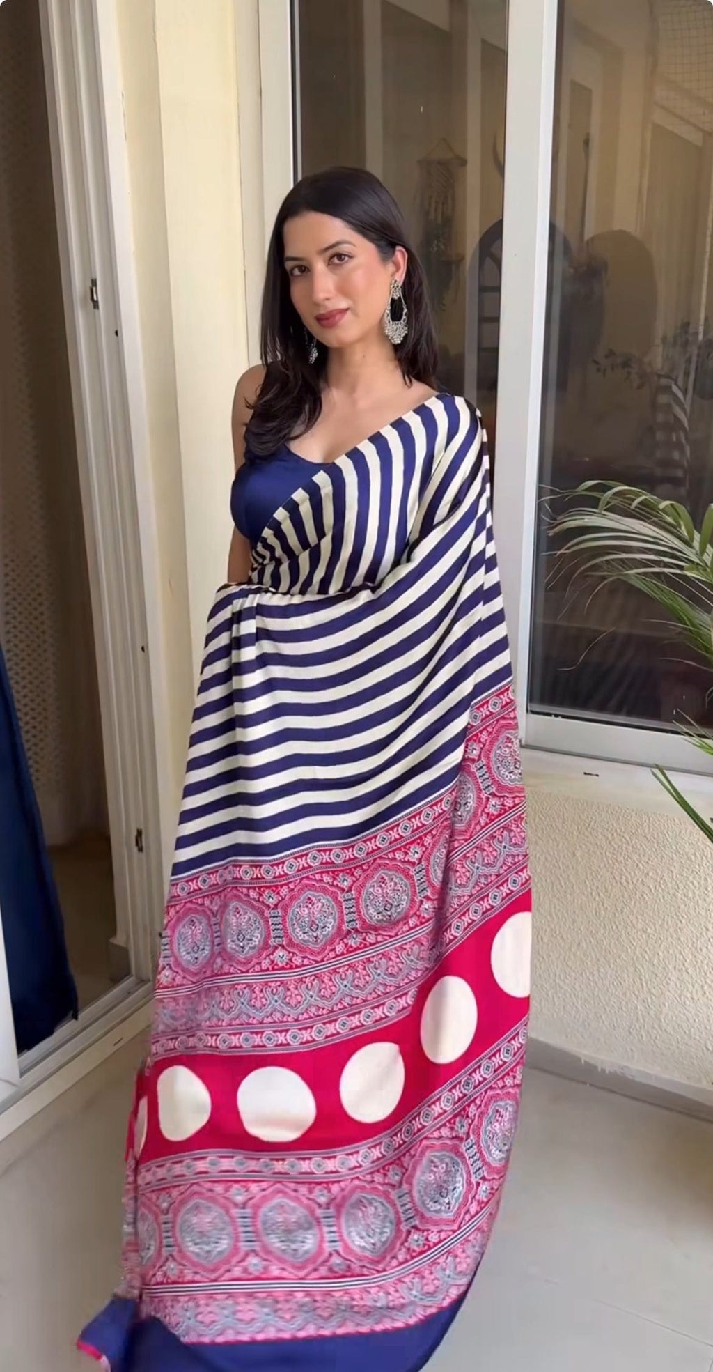 Nyla - Gajji Crepe silk Saree