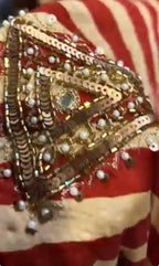 Hayat | Handcrafted Ajrakh Couture Saree [Ready to Dispatch]