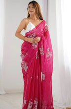Arti 11 - Organza Sequins Embellished Saree