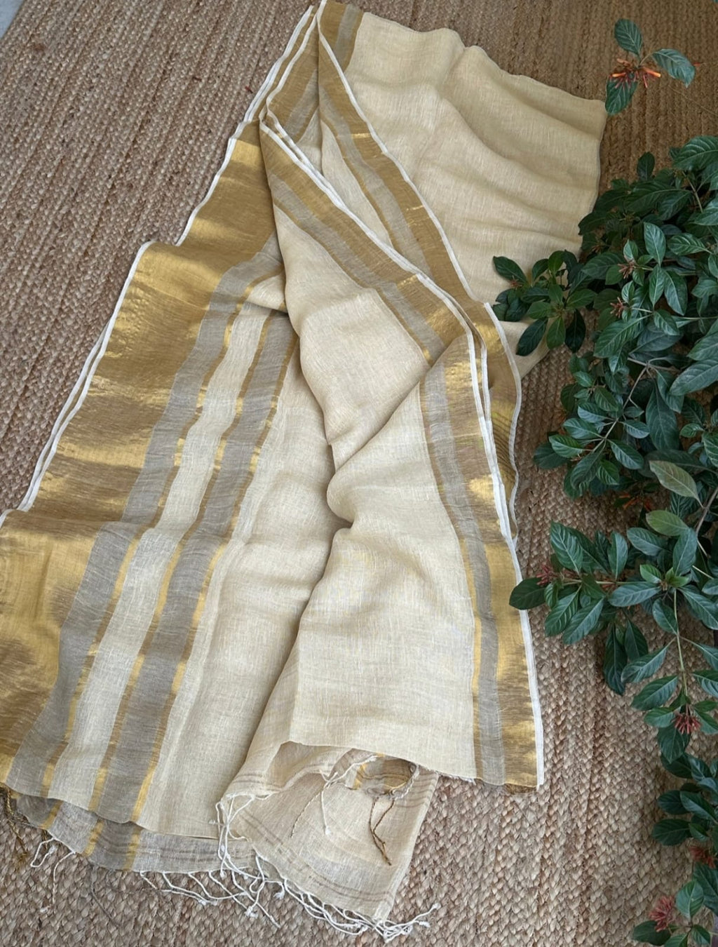 Lalita - Linen by linen Onam Saree