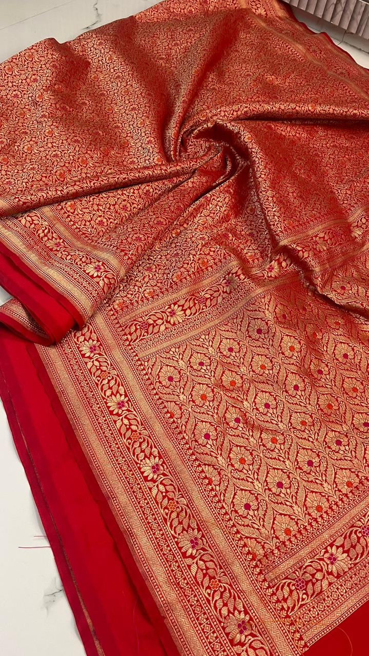 Padma- Katan Silk Brocade Silk Saree
