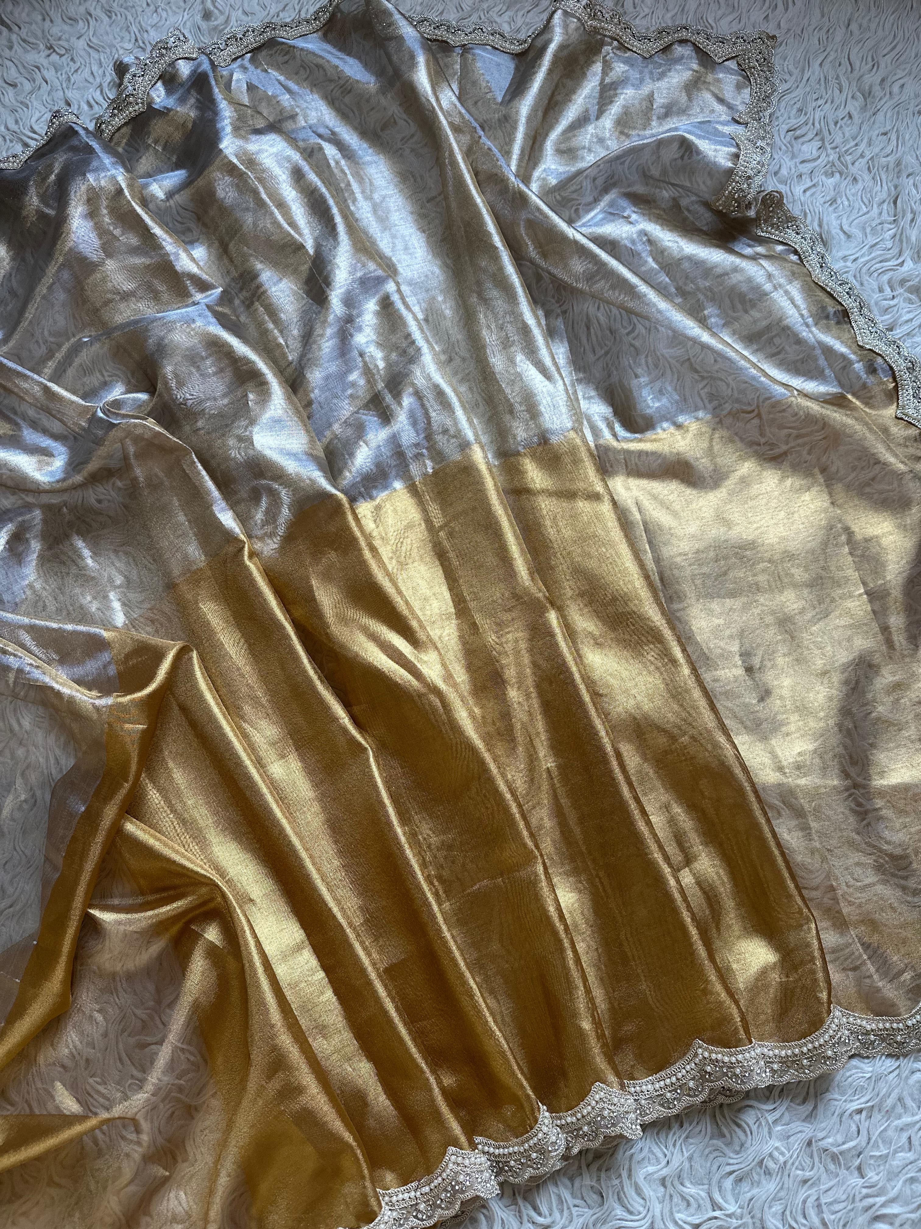 Alisha - Tissue silk saree