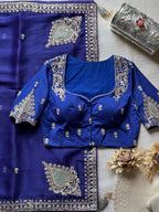 Amiya - Tissue Silk Cocktail Saree