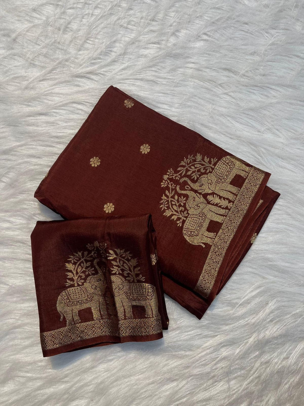 Rima Muslin Silk Saree with Running Blouse