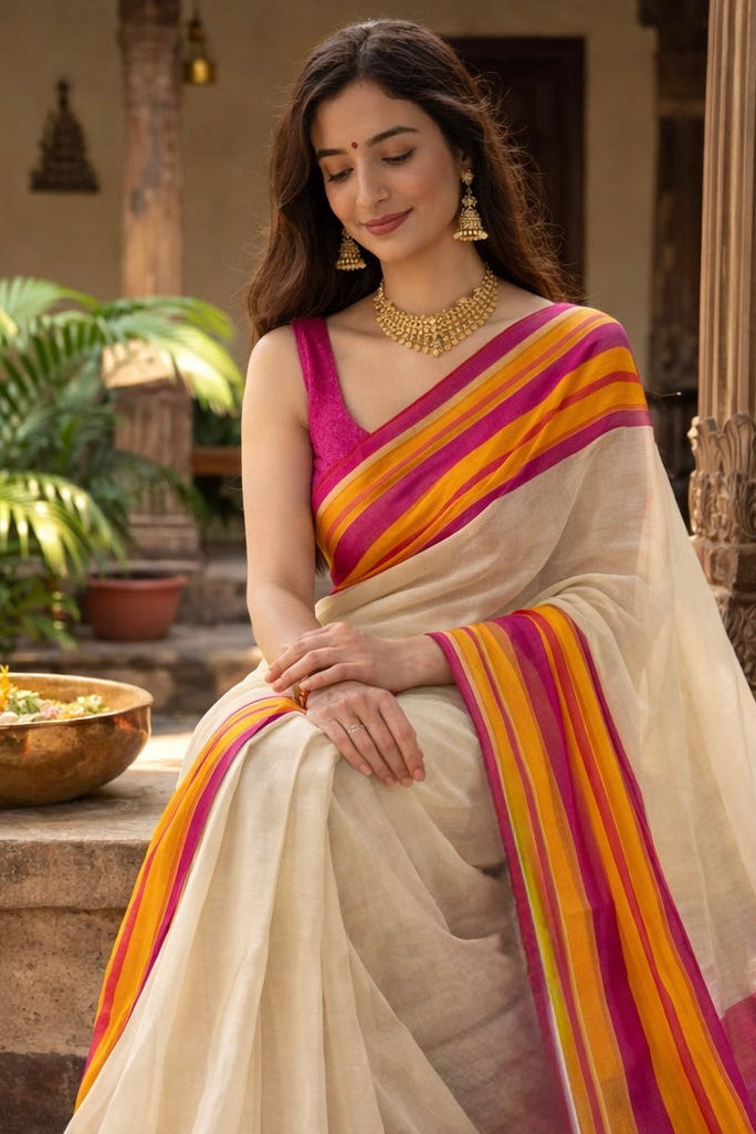 Mridula - Mul Mul Cotton Saree