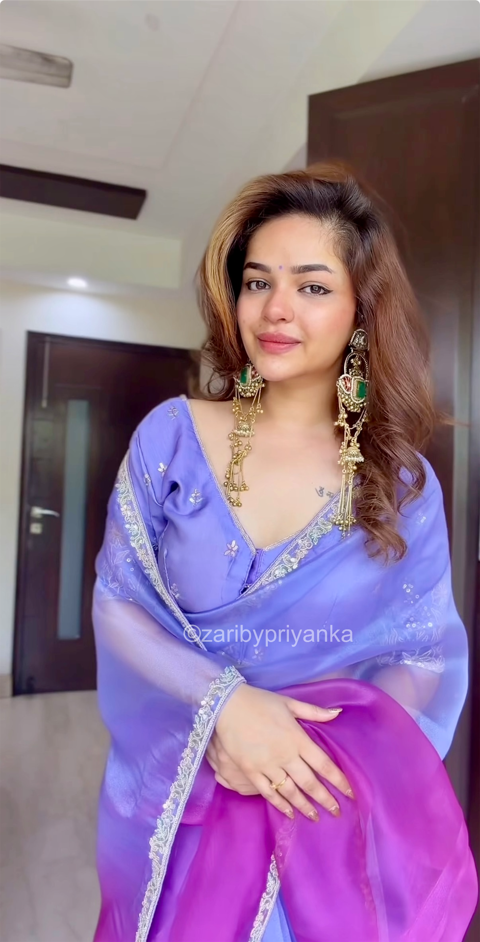 Neha 5- Organza Designer Saree