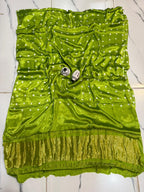 Maisha - Pure Modal Silk Bandej Saree