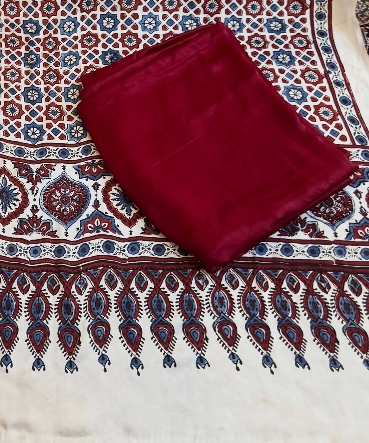 AFREEN | Ajrakh Modal Silk Suit